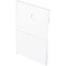 Plymor Clear Acrylic Top-Fold Literature Sign Holder Frame (Wall Mount), 4" W x 6" H